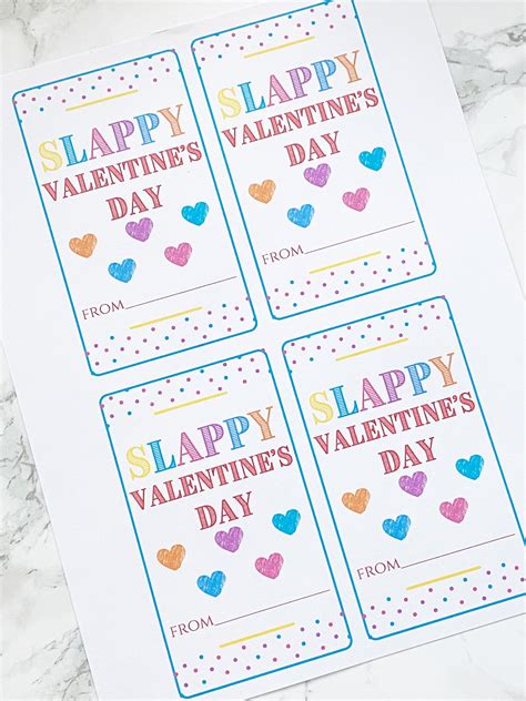 Slappy Valentines Day Free Printable